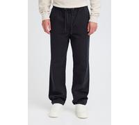 Chinohose BLEND "BHMILES Wovenpant", Herren, Gr. M, Länge 32, schwarz, Twill, 100% Baumwolle, unifarben, Basic, weit normal, Hosen, Stilvolle Stoffhose mit Taschen (29030224-M) schwarz