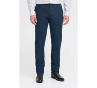 Chinohose BLEND "BHMStino", Herren, Gr. 38, Länge 32, marineblaus, Web, 98% Baumwolle, 2% Elasthan, unifarben, normal lang, Hosen Chinohose, Stylische Stoffhose mit Taschen (62459444-38) marineblaus