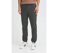 Chinohose BLEND "BHMTiras", Herren, Gr. 32, Länge 34, forged iron, Twill, 98% Baumwolle, 2% Elasthan, unifarben, normal normal, Hosen Chinohose, Gemütliche Joggpant mit elastischem Bund (32120502-32)