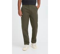 Chinohose BLEND "BHNATAN", Herren, Gr. 27, Länge 32, forest night, Twill, 98% Baumwolle, 2% Elasthan, unifarben, Basic, weit normal, Hosen, Stylische Stoffhose mit Taschen (11011319-27) forest night