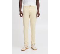 Chinohose BLEND "BHNatan", Jungen, Gr. 33, Länge 34, bleached sand, Web, 98% Baumwolle, 2% Elasthan, unifarben, slim fit lang, Hosen Chinohose, Chinohose Slim Fit mit Gürtelschlaufen (35423753-33) ble