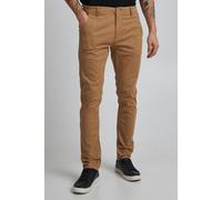 Chinohose BLEND "BHNatan", Herren, Gr. 31, Länge 32, sand braun, Web, 98% Baumwolle, 2% Elasthan, unifarben, schmal normal, Hosen Chinohose, Chinohose Slim Fit mit Gürtelschlaufen (46574327-31) sand b
