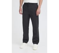Chinohose BLEND "BHNATAN WIDE LEG CHINO", Herren, Gr. 31, Länge 32, blau (schwarz navy blau), Web, Obermaterial: 98% Baumwolle, 2% Elasthan, unifarben, relaxed fit knöchellang, Hosen Chinohose, mit Ba