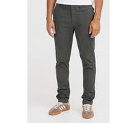 Chinohose BLEND "BHPerrini", Herren, Gr. 30, Länge 34, ebony grau, Web, 98% Baumwolle, 2% Elasthan, unifarben, slim fit lang, Hosen Chinohose, Stoffhose mit Slim-Fit-Passform und regulärer Bundhöhe (3