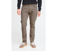 Chinohose BLEND "BHRodney", Herren, Gr. 33, Länge 34, granite, Web, 98% Baumwolle, 2% Elasthan, unifarben, Basic, regular fit normal, Hosen Chinohose, Stoffhose mit normalem Bund und schmalem Beinen -