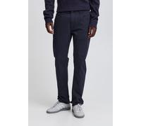 Chinohose BLEND "BHRodney", Herren, Gr. 34, Länge 34, schwarz navy blau, Web, 98% Baumwolle, 2% Elasthan, unifarben, Basic, regular fit normal, Hosen Chinohose, Klassische Chinohose im 5-Pocket-Stil (