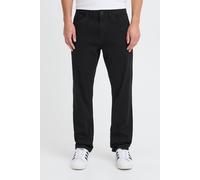 Chinohose BLEND "BHMStipo", Herren, Gr. 32, Länge 34, schwarz, Web, 98% Baumwolle, 2% Elasthan, unifarben, normal lang, Hosen, Basic Chinohose (83658748-32) schwarz