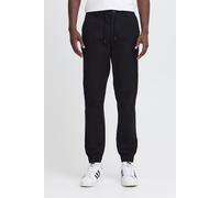 Chinohose BLEND "BHTiago", Herren, Gr. 33, Länge 34, schwarz, Twill, 98% Baumwolle, 2% Elasthan, unifarben, normal lang, Hosen Chinohose, Stylische Stoffhose elastischem Beinabschluss (49342143-33) sc