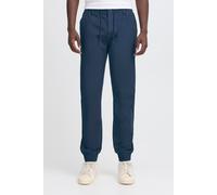 Chinohose BLEND "BHTiago", Herren, Gr. 34, Länge 34, marineblaus, Twill, 98% Baumwolle, 2% Elasthan, unifarben, normal lang, Hosen Chinohose, Stylische Stoffhose elastischem Beinabschluss (36194947-34