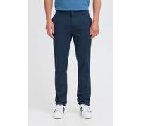 Chinohose BLEND "BHTirak", Herren, Gr. 32, Länge 34, marineblaus, Twill, 98% Baumwolle, 2% Elasthan, unifarben, normal lang, Hosen Chinohose, Klassische Chinohose mit Taschen (51670259-32) marineblaus