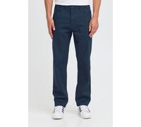 Chinohose BLEND "BHTiram", Herren, Gr. 32, Länge 32, marineblaus, Twill, 98% Baumwolle, 2% Elasthan, unifarben, normal lang, Hosen Chinohose, Basic Chinohose (92426952-32) marineblaus