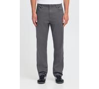 Chinohose BLEND "BHTiram", Herren, Gr. 36, Länge 32, forged iron, Twill, 98% Baumwolle, 2% Elasthan, unifarben, normal lang, Hosen Chinohose, Basic Chinohose (18134617-36) forged iron