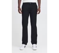 Chinohose BLEND "BHTiran", Herren, Gr. 30, Länge 32, schwarz, Web, 98% Baumwolle, 2% Elasthan, unifarben, normal lang, Hosen Chinohose, Klassische Chinohose mit Taschen (74831527-30) schwarz