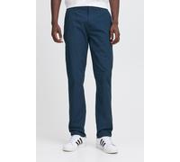 Chinohose BLEND "BHTiran", Herren, Gr. 33, Länge 32, marineblaus, Web, 98% Baumwolle, 2% Elasthan, unifarben, normal lang, Hosen Chinohose, Leichte Stoffhose mit Gürtelschlaufen - Regular Fit (1779184