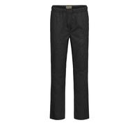 Chinohose BLEND "BHBraza", Herren, Gr. 32, Länge 34, schwarz, Web, 84% Baumwolle, 16% Polyester, unifarben, normal lang, Hosen Chinohose, Stoffhose mit elastischem Bund und geradem Beim - Regular Fit 