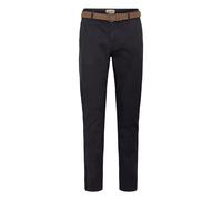 Chinohose BLEND "BHLPants", Herren, Gr. 32, Länge 34, schwarz, Web, 98% Baumwolle, 2% Elasthan, unifarben, slim fit lang, Hosen Chinohose, Klassische Chinohose mit Taschen (44784460-32) schwarz