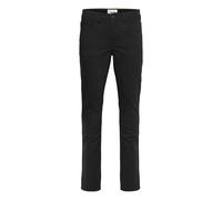 Chinohose BLEND "BHNewbury", Herren, Gr. 33, Länge 30, schwarz, Web, 53% Baumwolle, 44% Polyester, 3% Elasthan, unifarben, regular fit normal, Hosen Chinohose, Stilvolle Chinohose (40012026-33) schwar