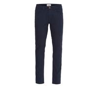 Chinohose BLEND "BHRodney", Herren, Gr. 31, Länge 30, blau (schwarz navy blau), Web, 98% Baumwolle, 2% Elasthan, unifarben, Basic, regular fit normal, Hosen Chinohose, Stoffhose mit normalem Bund und 