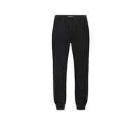 Chinohose BLEND "BHMTiras", Herren, Gr. 31, Länge 34, schwarz, Twill, 98% Baumwolle, 2% Elasthan, unifarben, normal normal, Hosen Chinohose, Gemütliche Joggpant mit elastischem Bund (40759815-31) schw