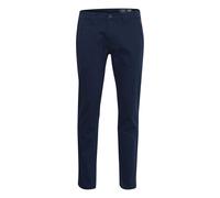 Chinohose BLEND "BHTrompo", Herren, Gr. 32, Länge 32, marineblaus, Web, 98% Baumwolle, 2% Elasthan, unifarben, regular fit normal, Hosen Chinohose, Klassische Chinohose (61334016-32) marineblaus