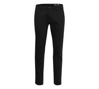 Chinohose BLEND "BHTrompo", Herren, Gr. 34, Länge 34, schwarz, Web, 98% Baumwolle, 2% Elasthan, unifarben, regular fit normal, Hosen Chinohose, Klassische Chinohose (42269014-34) schwarz