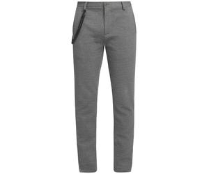 Chinohose BLEND "Chinohose BHWalton", Herren, Gr. 34, Länge 34, grau (iron gate), Obermaterial: 50% Baumwolle CO. 48% Polyester PES. 2% Elasthan EL., Hosen Chinohose (12307904-34) iron gate