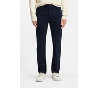 Chinohose BOSS ORANGE "Regular", Herren, Gr. 31, Länge 32, blau (dunkelblau404), Web, Obermaterial: 97% Baumwolle, 3% Elasthan, unifarben, regular fit lang, Hosen Chinohose, in gerader From (50779543-