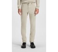 Hugo Boss Chinohose Herren Chino_slim (50510933) Slim-Fit elastischer Baumwoll-Satin Hellbeige 32/34
