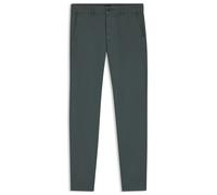 Chinohose BOSS ORANGE "Slim-fit", Herren, Gr. 34, Länge 32, open grün377, Web, Obermaterial: 97% Baumwolle, 3% Elasthan, slim fit knöchellang, Hosen Chinohose, Aus komfortabler Stretch-Baumwolle und m
