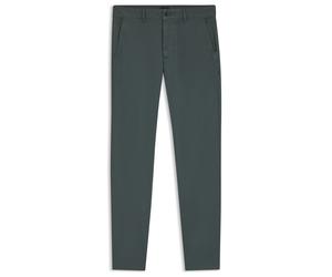 Chinohose BOSS ORANGE "slim", Herren, Gr. 34, Länge 32, open grün377, Web, Obermaterial: 97% Baumwolle, 3% Elasthan, unifarben, casual, slim fit, Hosen Chinohose, mit Gesäßtaschen (47560160-34) open g