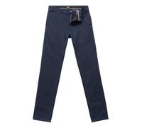 Chinohose BOSS ORANGE "slim", Herren, Gr. 38, Länge 30, blau (404_schwarz_blau), Web, Obermaterial: 97% Baumwolle, 3% Elasthan, unifarben, slim fit knöchellang, Hosen Chinohose, mit Gesäßtaschen (1410