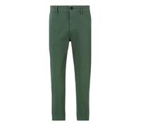 Chinohose BOSS ORANGE "slim", Herren, Gr. 38, Länge 30, grün (open grün341), Web, Obermaterial: 97% Baumwolle, 3% Elasthan, unifarben, slim fit knöchellang, Hosen Chinohose, mit Gesäßtaschen (79346129
