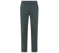 Chinohose BOSS ORANGE "Tapered-fit", Herren, Gr. 32, Länge 32, grün (open grün377), Web, Obermaterial: 97% Baumwolle, 3% Elasthan, gerade, unten schmal lang, Hosen Chinohose, Aus komfortabler Stretch-