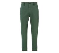 Chinohose BOSS ORANGE "tapered", Herren, Gr. 31, Länge 34, grün (open grün341), Web, Obermaterial: 97% Baumwolle, 3% Elasthan, gerade, unten schmal lang, Hosen Chinohose, mit BOSS Logo hinten (7308964
