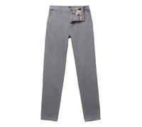 Chinohose BOSS ORANGE "tapered", Herren, Gr. 33, Länge 30, grau (020_grau), Web, Obermaterial: 97% Baumwolle, 3% Elasthan, unifarben, gerade, unten schmal lang, Hosen Chinohose, mit BOSS Logo hinten (