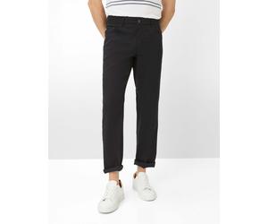 Chinohose BRAX "Style COOPER", Herren, Gr. 44, Länge 34, navy, Web, 67% Leinen, 30% Baumwolle, 3% Elasthan, Hosen Chinohose (64715827-44) navy