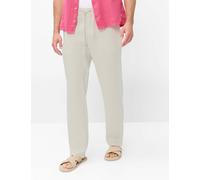 Chinohose BRAX "Style ELIAS", Herren, Gr. 35, Länge 34, sand, Web, 100% Leinen, Hosen Chinohose (35786001-35) sand