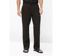 Chinohose BRAX "Style ELIAS", Herren, Gr. 38, Länge 34, schwarz, Web, 100% Leinen, Hosen Chinohose (34971524-38) schwarz
