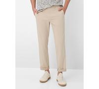 Chinohose BRAX "Style EVANS", Herren, Gr. 26, Normalgrößen, beige, Web, 96% Baumwolle, 3% Kapok, 1% Elasthan, Hosen Chinohose (95172757-26) beige