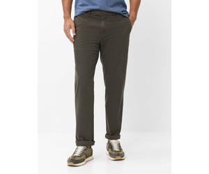 Chinohose BRAX "Style EVANS", Herren, Gr. 60, Normalgrößen, olivgrün, Web, 77% Baumwolle, 20% Lyocell, 3% Elasthan, Hosen Chinohose (59607731-60) olivgrün