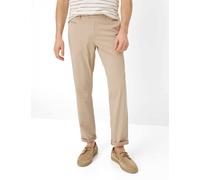 Chinohose BRAX "Style EVEREST", Herren, Gr. 28, Normalgrößen, beige, Web, 78% Baumwolle, 19% Lyocell, 3% Elasthan, Hosen Chinohose (72998664-28) beige
