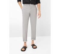 Chinohose BRAX "Style EVEREST", Herren, Gr. 30, Normalgrößen, hellgrau, Web, 78% Baumwolle, 18% Lyocell, 4% Elasthan, Hosen Chinohose (30088111-30) hellgrau