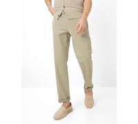 Chinohose BRAX "Style EVEREST", Herren, Gr. 52, Normalgrößen, moosgrün, Web, 78% Baumwolle, 19% Lyocell, 3% Elasthan, Hosen Chinohose (52785057-52) moosgrün