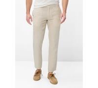 Chinohose BRAX "Style FABIO", Herren, Gr. 36, Länge 32, sand, Web, 100% Leinen, Hosen Chinohose (29901635-36) sand