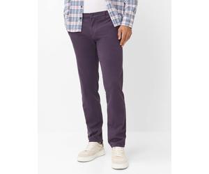 Chinohose BRAX "Style FABIO IN", Herren, Gr. 32, Länge 32, lila (dunkelviolett), Web, 98% Baumwolle, 2% Elasthan, Hosen Chinohose (44577459-32) dunkelviolett