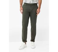 Chinohose BRAX "Style FABIO IN", Herren, Gr. 33, Länge 34, olivgrün, Web, 97% Baumwolle, 3% Elasthan, Hosen Chinohose (55643254-33) olivgrün