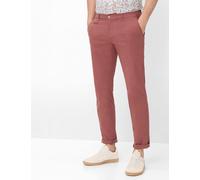 Brax Herren Chino Style FABIO IN SMOKE VELVET, hellrot, Gr. 35/32
