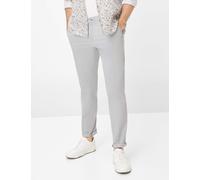 Chinohose BRAX "Style FABIO IN", Herren, Gr. 35, Länge 36, grau (hellgrau), Web, 98% Baumwolle, 2% Elasthan, Hosen Chinohose (91973437-35) hellgrau