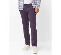 Chinohose BRAX "Style FABIO IN", Herren, Gr. 42, Länge 30, dunkelviolett, Web, 98% Baumwolle, 2% Elasthan, Hosen Chinohose (42548322-42) dunkelviolett