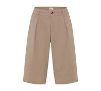 Chinohose BRAX "Style MILLA B", Damen, Gr. 46, Normalgrößen, taupe, Web, 53% Polyester, 43% Schurwolle, 4% Elasthan, Hosen Chinohose (18511445-46) taupe